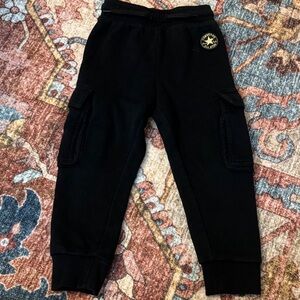 Converse Kids Black Star Patch Joggers Size 4t
